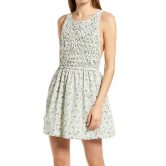 NWT Free People Petunia Micro Floral Mini Dress - Picture 3 of 13